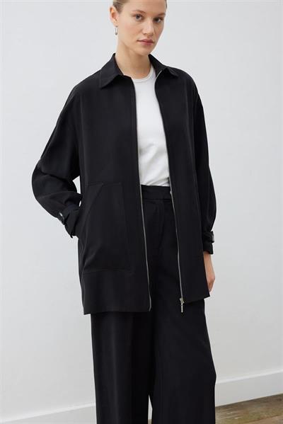 MİORİ FRAU PANTOLONLU TENSEL TAKIM SİYAH