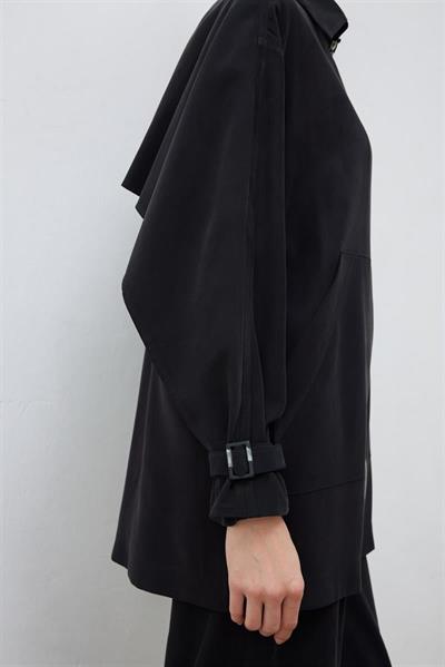 MİORİ FRAU PANTOLONLU TENSEL TAKIM SİYAH