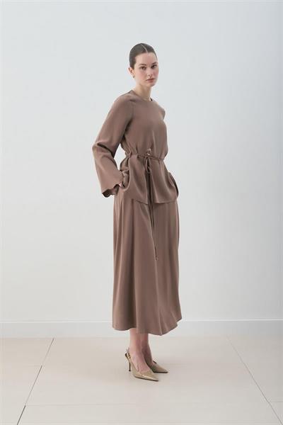 MİORİ JESSE TAŞLANMIŞ MODAL ETEKLİ TAKIM ETUP