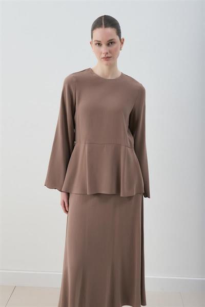 MİORİ JESSE TAŞLANMIŞ MODAL ETEKLİ TAKIM ETUP