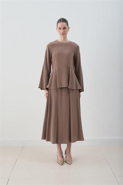 MİORİ JESSE TAŞLANMIŞ MODAL ETEKLİ TAKIM ETUP