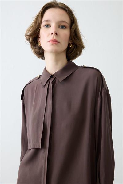 MİORİ LAVİDA PANTOLONLU MODAL TAKIM KAHVE