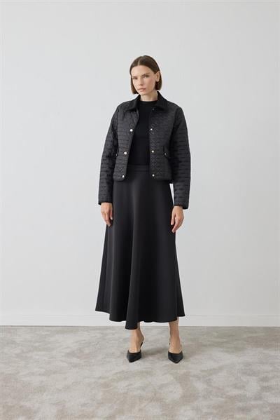 MİORİ LUMA KAPİTONE CEKETLİ SCUBA TAKIM SİYAH