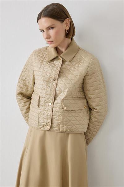 MİORİ LUMA KAPİTONE CEKETLİ SCUBA TAKIM VİZON