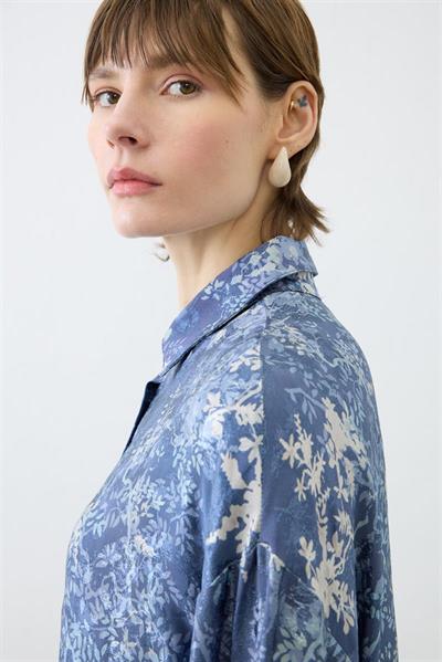 MİORİ MERSEY ETEKLİ JAKARLI TAKIM LACİVERT