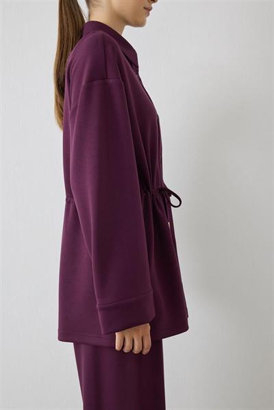 MİORİ NESSA PANTOLONLU TAKIM BORDO