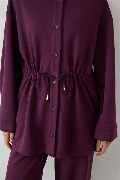 MİORİ NESSA PANTOLONLU TAKIM BORDO