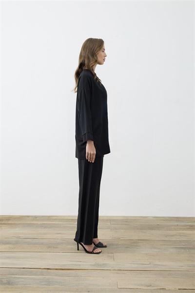 MİORİ STRADA PANTOLONLU MODAL TAKIM SİYAH