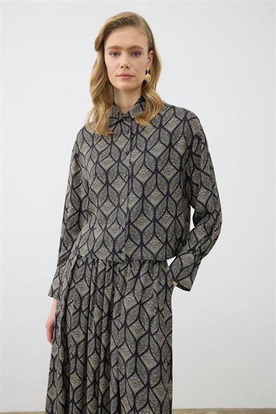 MİORİ TORİNO ETEKLİ RAYON VİSKON TAKIM SİYAH