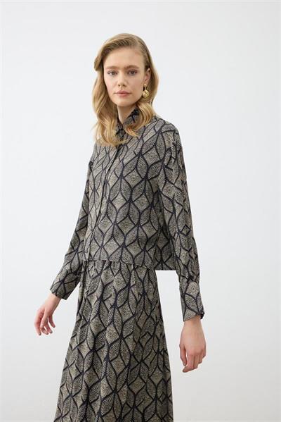 MİORİ TORİNO ETEKLİ RAYON VİSKON TAKIM SİYAH