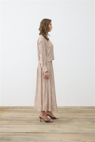 MİORİ TORİNO ETEKLİ RAYON VİSKON TAKIM VİZON