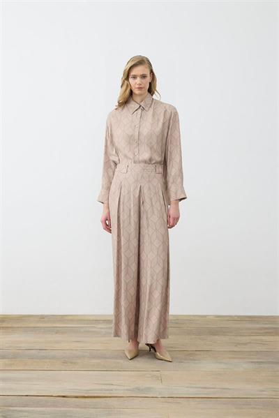 MİORİ TORİNO PANTOLONLU RAYON VİSKON TAKIM VİZON