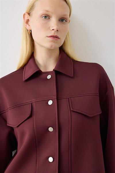 MİORİ VENA PANTOLONLU SCUBA TAKIM BORDO