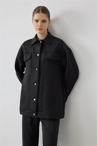 MİORİ VENA PANTOLONLU SCUBA TAKIM SİYAH