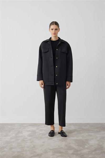 MİORİ VENA PANTOLONLU SCUBA TAKIM SİYAH