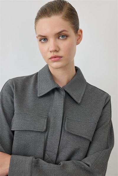 MİORİ VİERA ETEKLİ TAKIM ANTRASİT