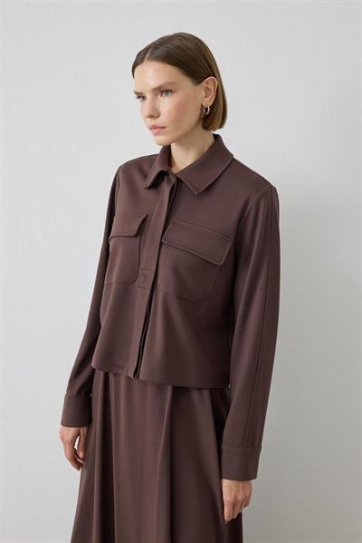 MİORİ VİERA ETEKLİ TAKIM KAHVE