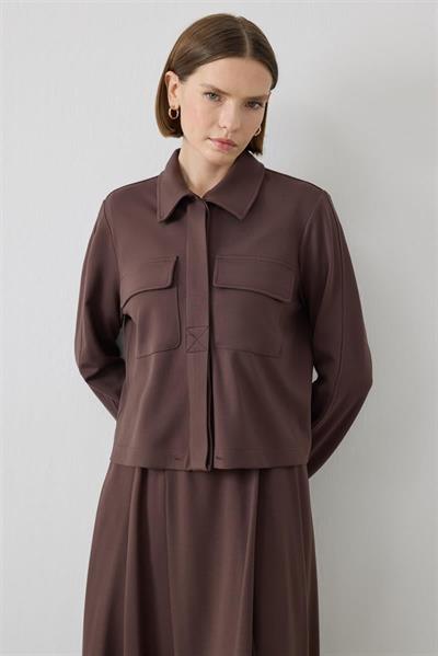 MİORİ VİERA ETEKLİ TAKIM KAHVE