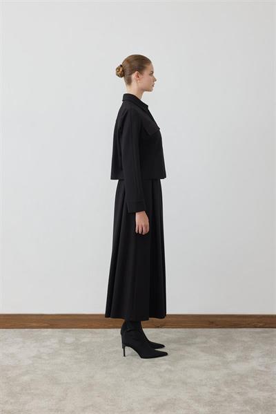 MİORİ VİERA ETEKLİ TAKIM SİYAH