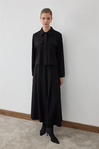 MİORİ VİERA ETEKLİ TAKIM SİYAH