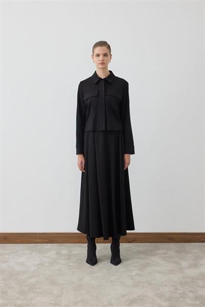 MİORİ VİERA ETEKLİ TAKIM SİYAH