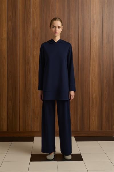 MİORİ BERN PANTOLONLU MODAL TAKIM LACİVERT