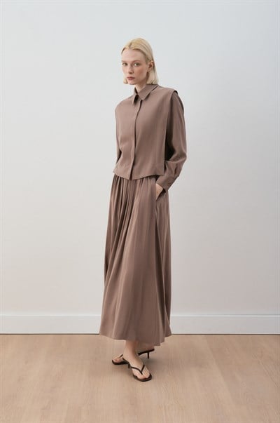 MİORİ ENNA ETEKLİ TAŞLANMIŞ MODAL TAKIM ETUP