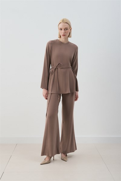 MİORİ JESSE TAŞLANMIŞ MODAL PANTOLONLU TAKIM ETUP