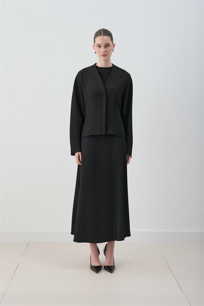 MİORİ RAVEN SOFT-TOUCH ETEKLİ TAKIM SİYAH