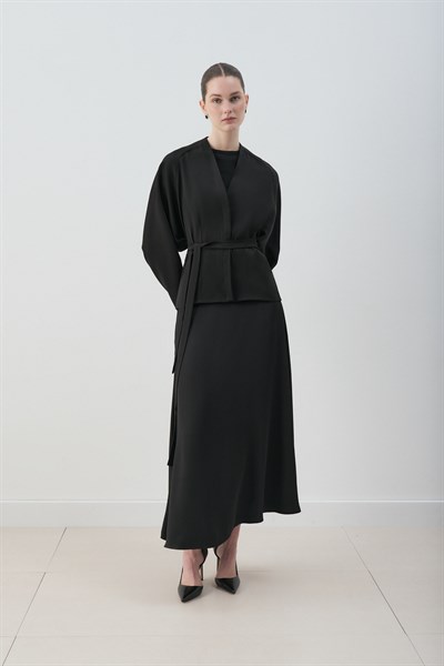 MİORİ RAVEN SOFT-TOUCH ETEKLİ TAKIM SİYAH