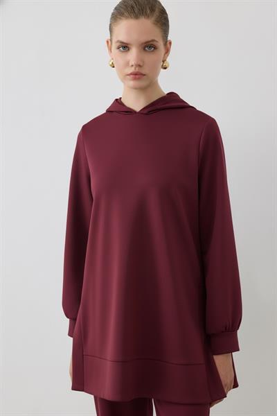 MİORİ REST PANTOLONLU SCUBA TAKIM BORDO
