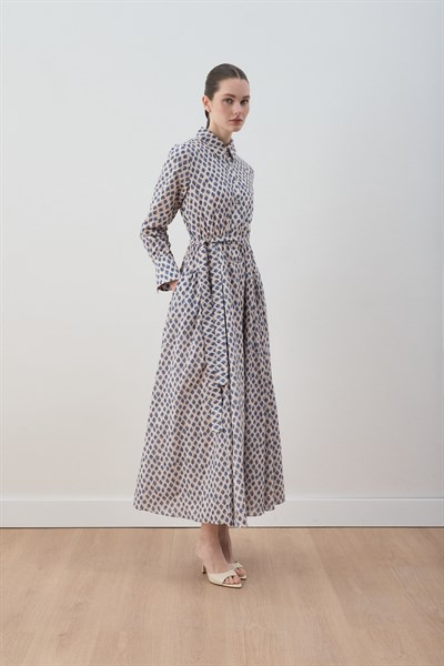 MİORİ VALENA VUAL ELBİSE MAVİ