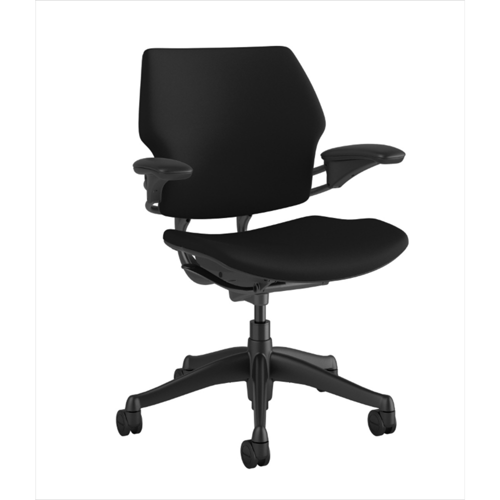 F111GK101-----C- / Freedom Toplantı Koltuğu Siyah Lotus Kumaş