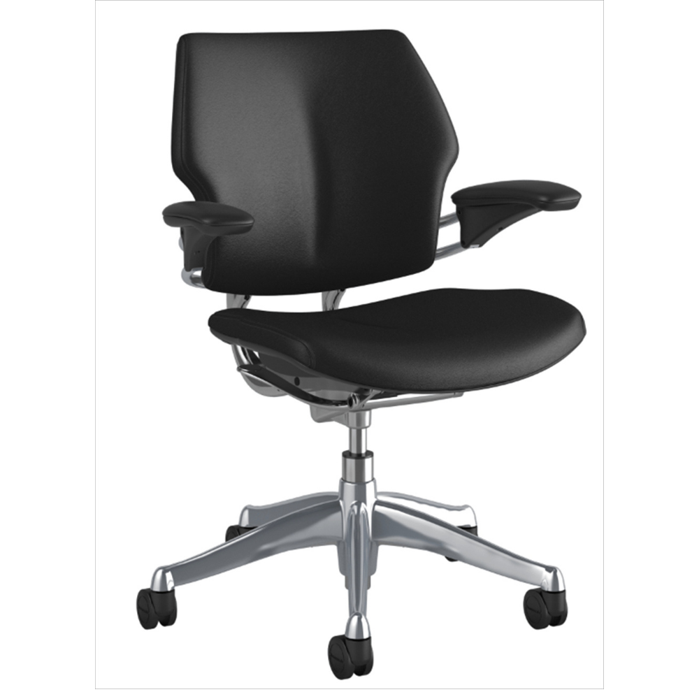 F111AQ111N------ / Freedom Toplantı Koltuğu Siyah Bizon Deri