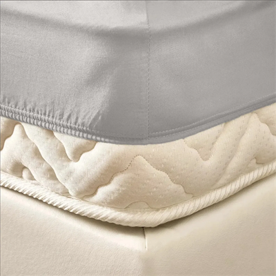 Soft Basic Düz Kenar Çarşaf Çift Kişilik - Gri