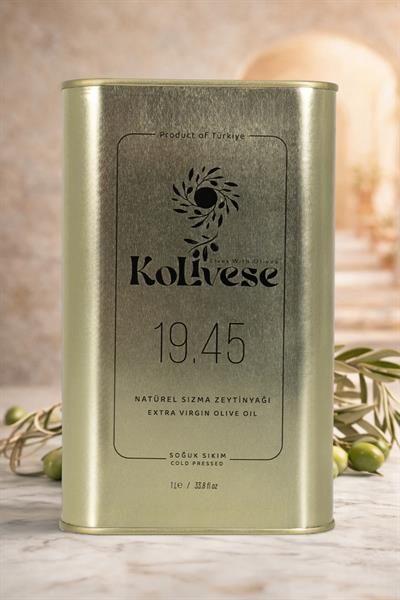 Kolivese 1 Litre Teneke – Soğuk Sıkım Natürel Sızma Zeytinyağı
