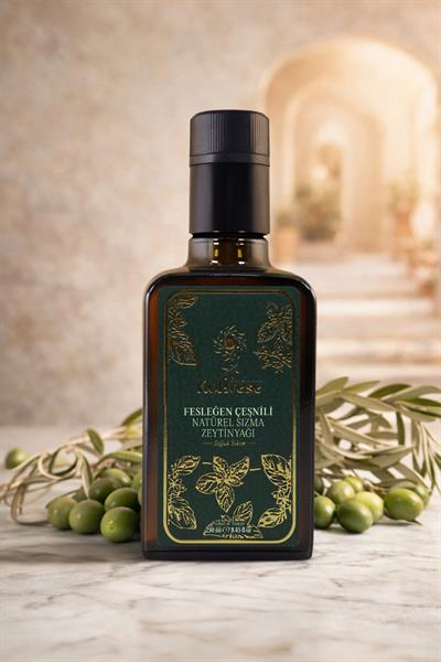 Kolivese 250 Ml Fesleğen Çeşnili Natürel Sızma Zeytinyağı