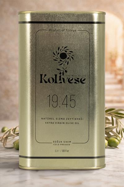 Kolivese 5 Litre Teneke – Soğuk Sıkım Natürel Sızma Zeytinyağı