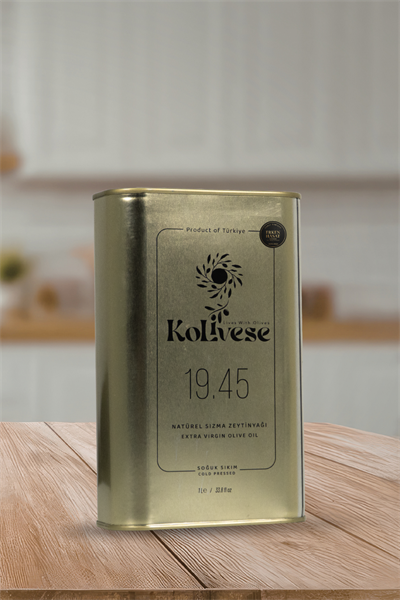 Kolivese Erken Hasat Soğuk Sıkım Natürel Sızma Zeytinyağı – 1 Litre Teneke