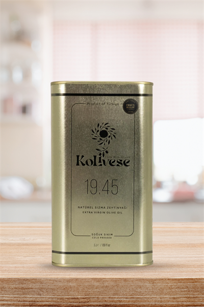 Kolivese Erken Hasat Soğuk Sıkım Natürel Sızma Zeytinyağı – 5 Litre Teneke