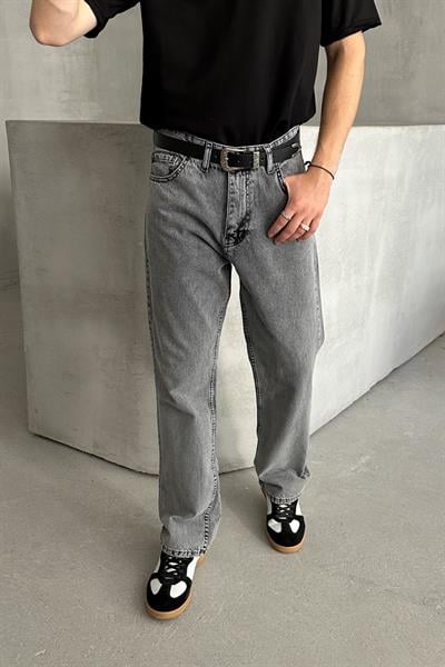 Erkek Baggy Jean Pantolon Antrasit