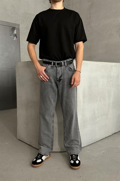 Erkek Baggy Jean Pantolon Antrasit