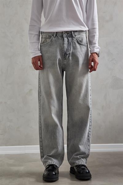 Erkek Ekstra Baggy Jean Pantolon Grimelanj