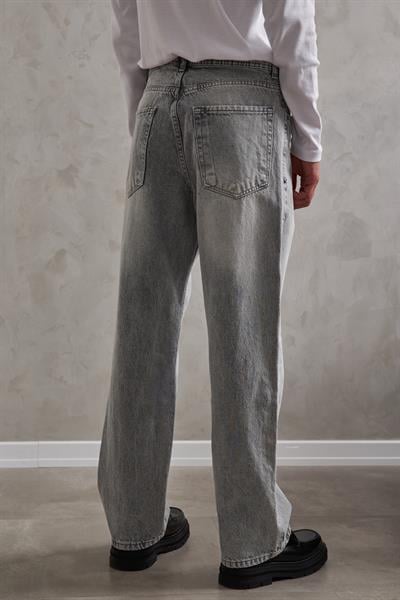 Erkek Ekstra Baggy Jean Pantolon Grimelanj