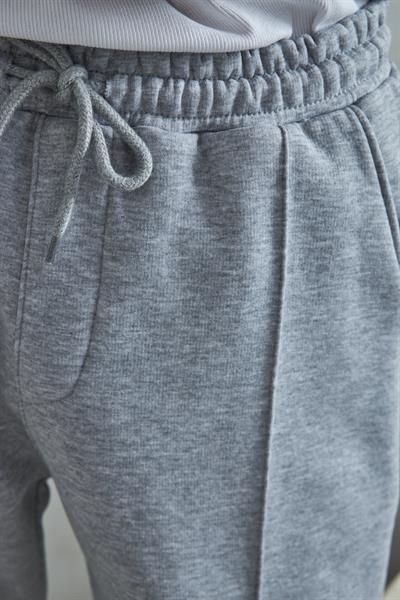 Erkek Önü Dikiş Detaylı Baggy Eşofman Altı Grimelanj