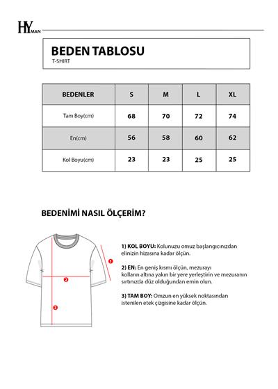 Erkek Oversize Bisiklet Yaka Çizgili Triko T-Shirt  Beyaz
