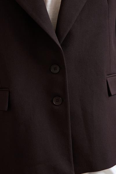 Erkek Oversize Blazer Ceket Kahverengi