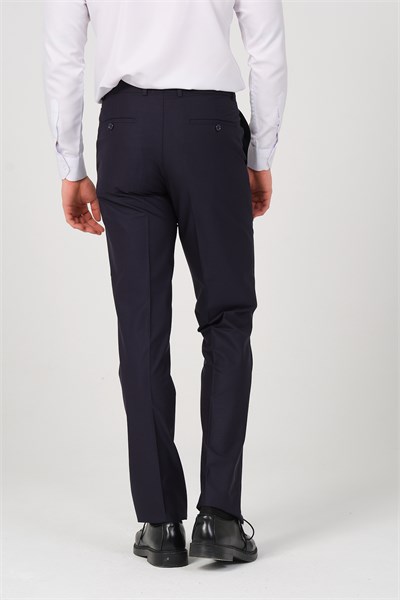 Erkek Regular Fit Kumaş Pantolon Lacivert