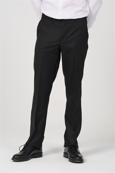 Erkek Regular Fit Kumaş Pantolon Siyah