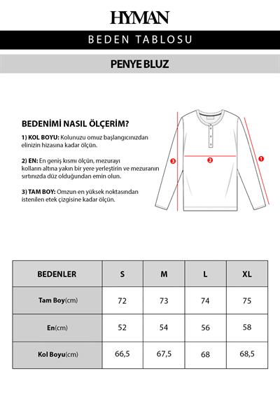 Erkek Henley Yaka Düğmeli Penye Bluz Haki